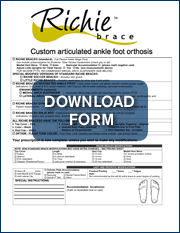 Richie Brace Order Form